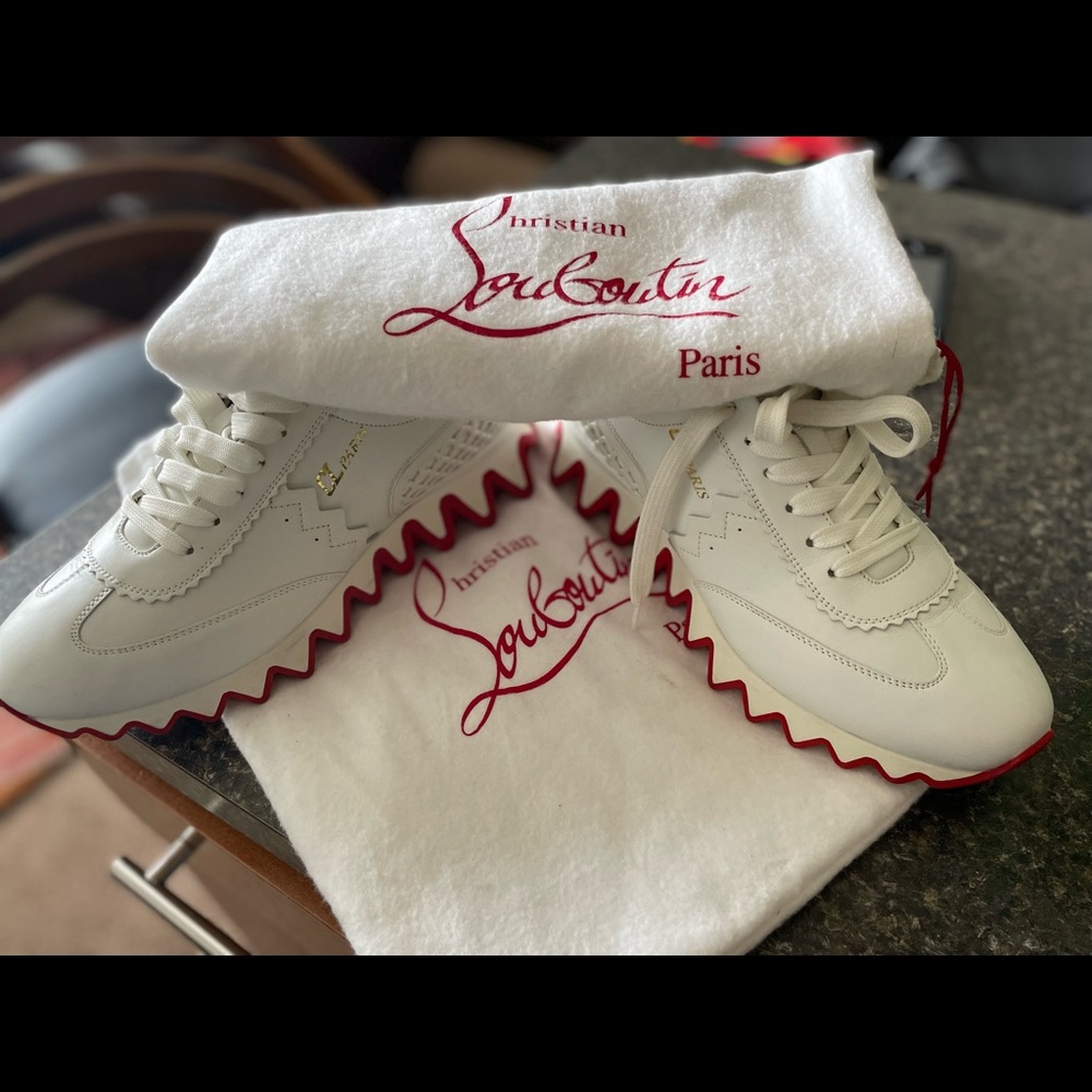 Christian Louboutin- EUC Loubisharks  for women size 8
